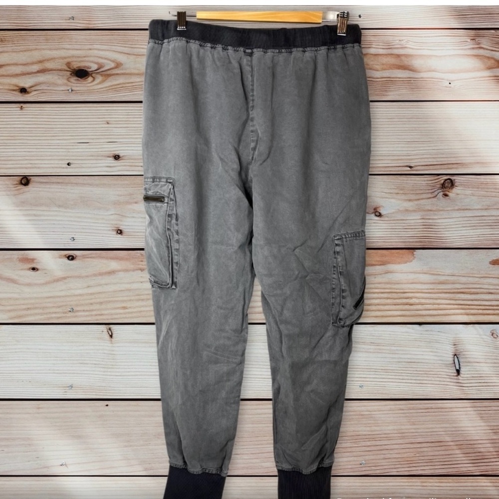 Young Fabulous & broke Women's Gray Cargo utilix Jogger Pants - Picture 3 of 7